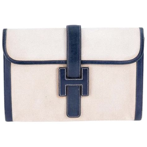 hermes canvas clutch|hermes clutch price list.